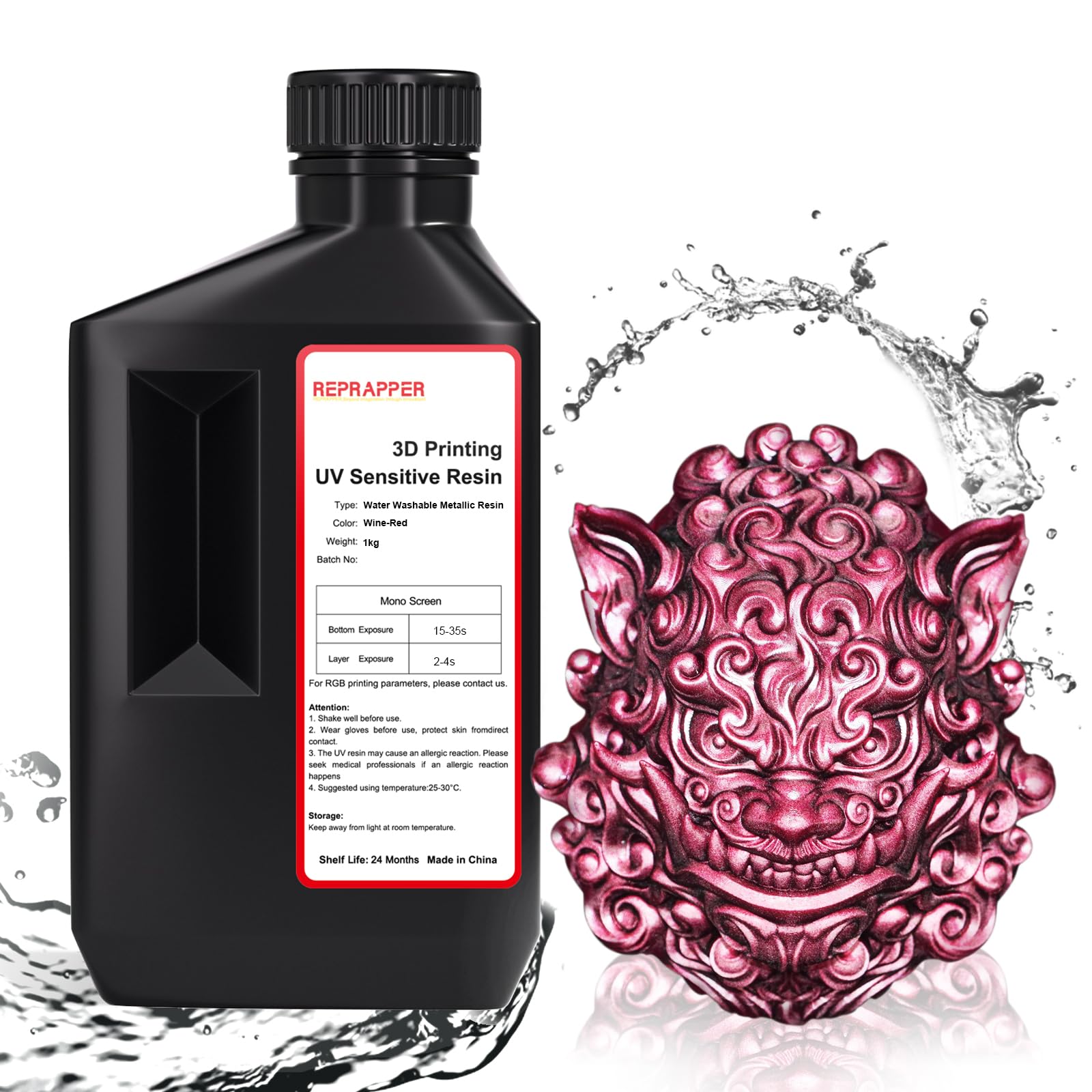 Amazon.co.jp: RepRapper 光造形 LCD DLP 3Dプリンター用 メタリック